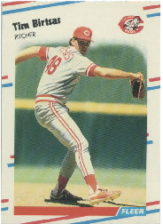 1988 Fleer Update Baseball Cards       082      Tim Birtsas